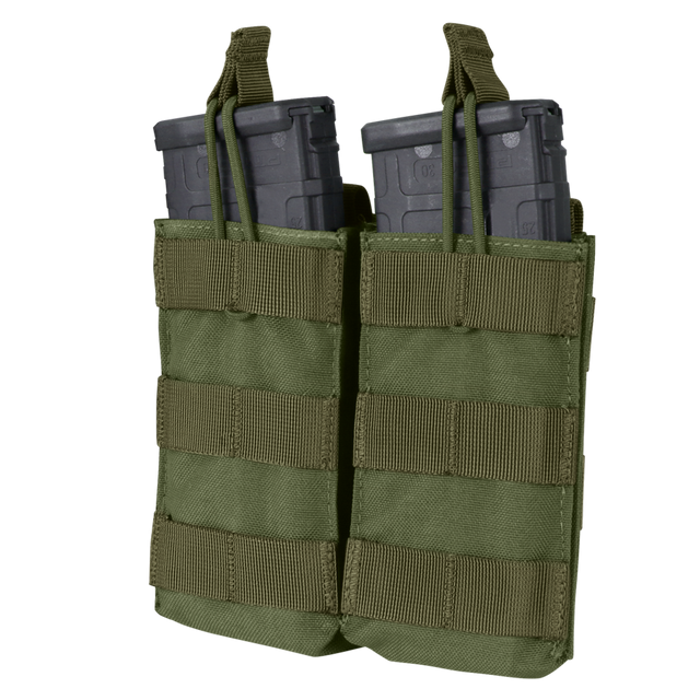 Double M4/M16 Open-Top Mag Pouch - Olive Drab