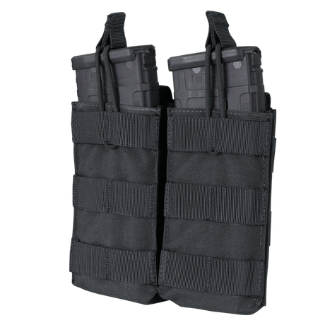 Double M4/M16 Open-Top Mag Pouch - Black