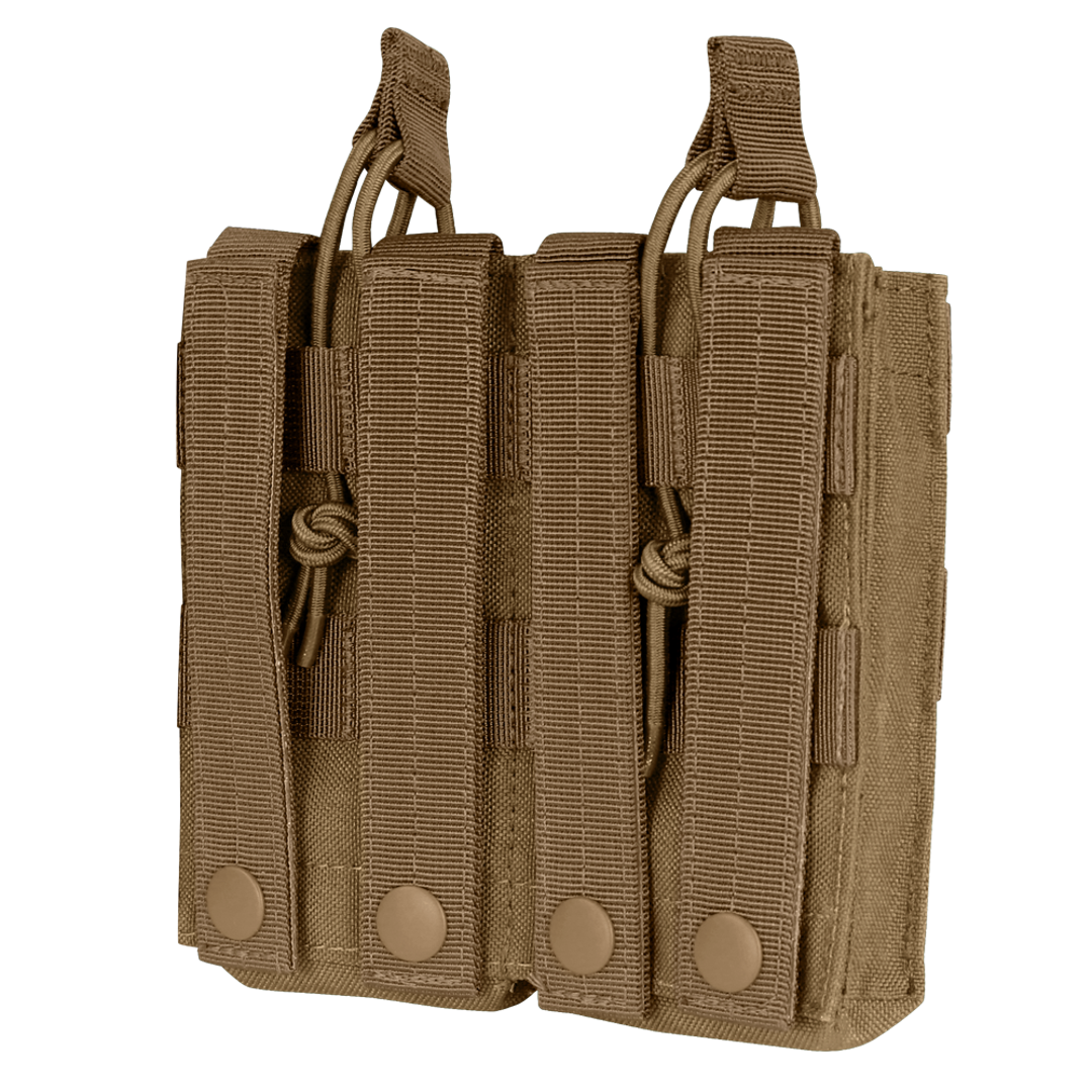 Double M4/M16 Open-Top Mag Pouch - Coyote Brown
