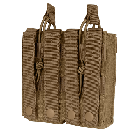 Double M4/M16 Open-Top Mag Pouch - Coyote Brown