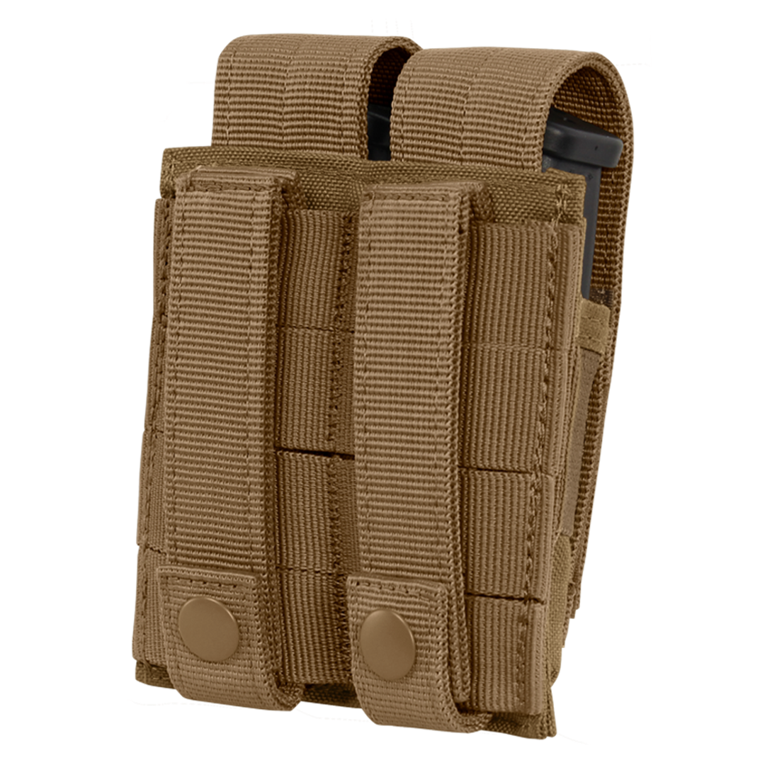 Double Pistol Mag Pouch - Coyote Brown