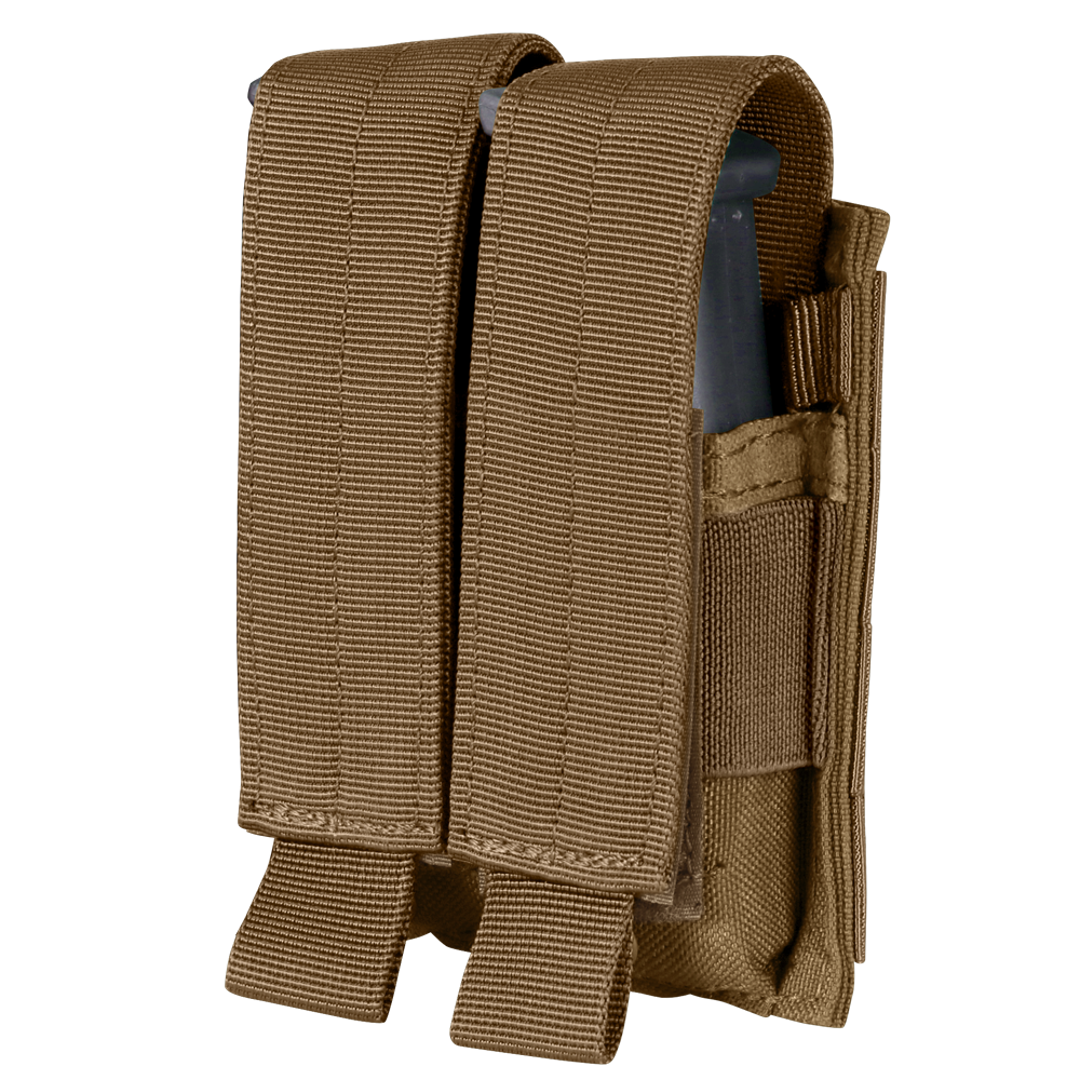Double Pistol Mag Pouch - Coyote Brown