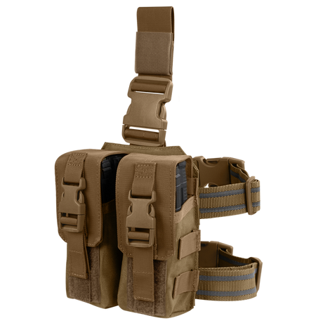 Drop Leg M4 Mag Pouch - Coyote Brown