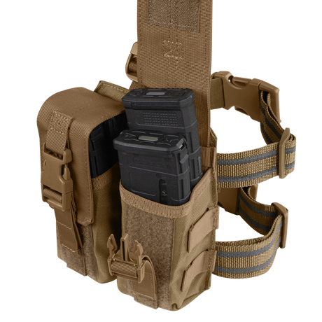 Drop Leg M4 Mag Pouch - Coyote Brown
