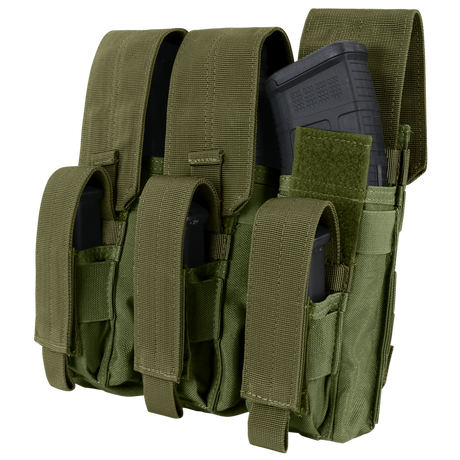 Triple AK Kangaroo Mag Pouch - Olive Drab