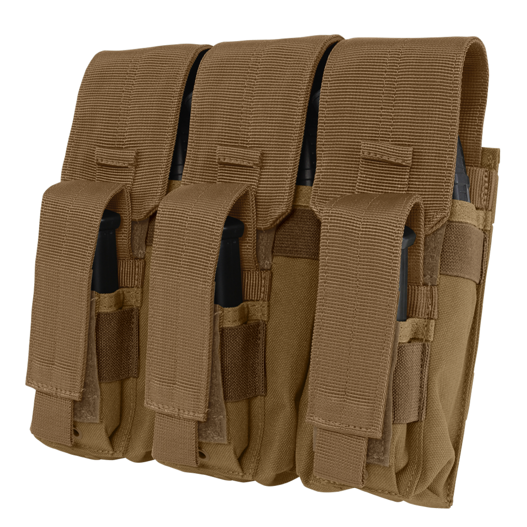 Triple AK Kangaroo Mag Pouch - Coyote Brown