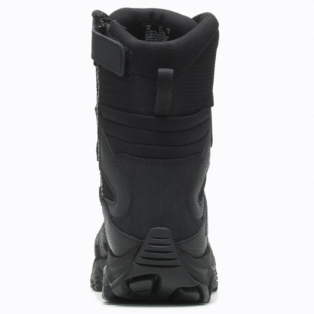 Merrell Moab 3 Black Waterproof 8-inch Zip Tactical Boot