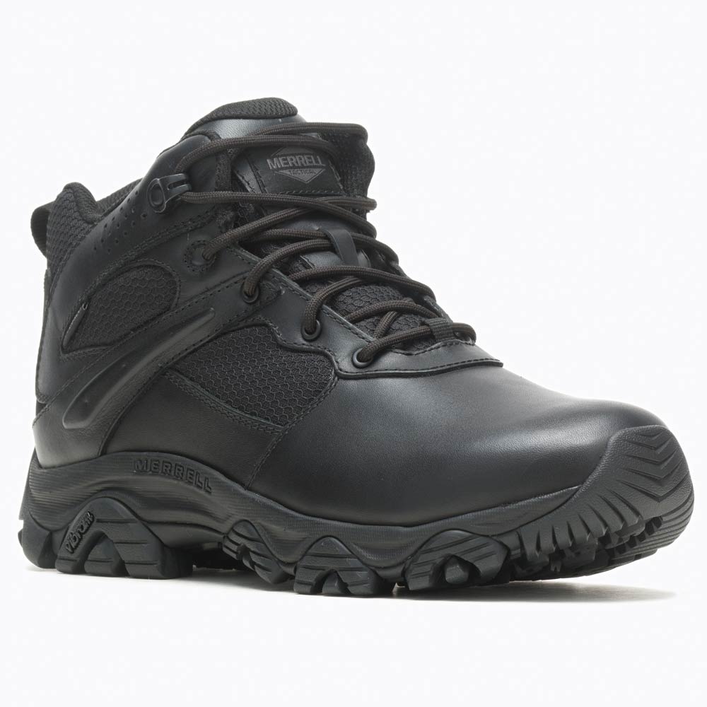 Merrell Moab 3 Response Black Mid Waterproof Uniform Boot