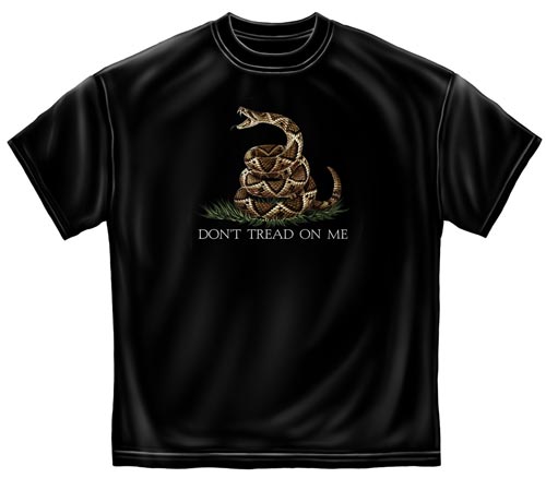 Don't Tread on Me T-shirt - Black