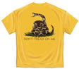 Don't Tread on Me Military T-shirt - Yellow