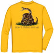 Yellow Don't Tread on Me Long Sleeve T-Shirt