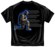 Valor Service Honor Soldiers Prayer T-shirt