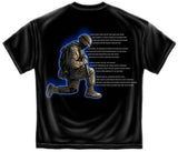 Valor Service Honor Soldiers Prayer T-shirt