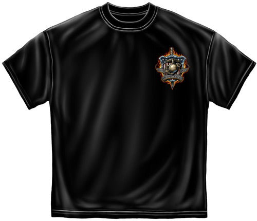 Once a Marine, Always a Marine - American Shield T-shirt