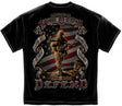 American Soldier This We'll Defend Black T-Shirt