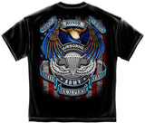 Airborne Army Service Honor Sacrifice T-Shirt - Black