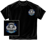 Airborne Army Service Honor Sacrifice T-Shirt - Black