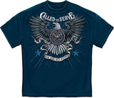 Navy Called to Serve T- Shirt - Navy Blue