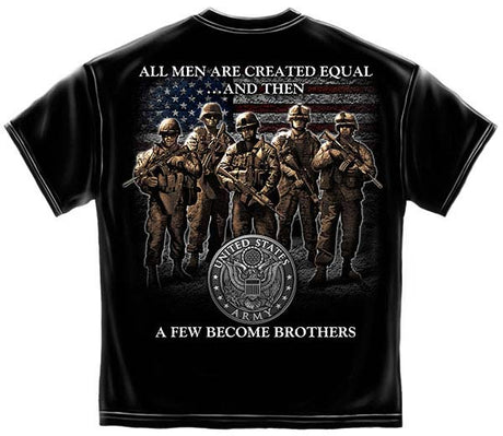 Army Brotherhood Above All Else T-Shirt - Black