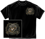 USMC Time Honor Tradition Marines T-Shirt - Black