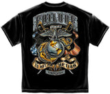 USMC Failure Is Not An Option T-Shirt - Black