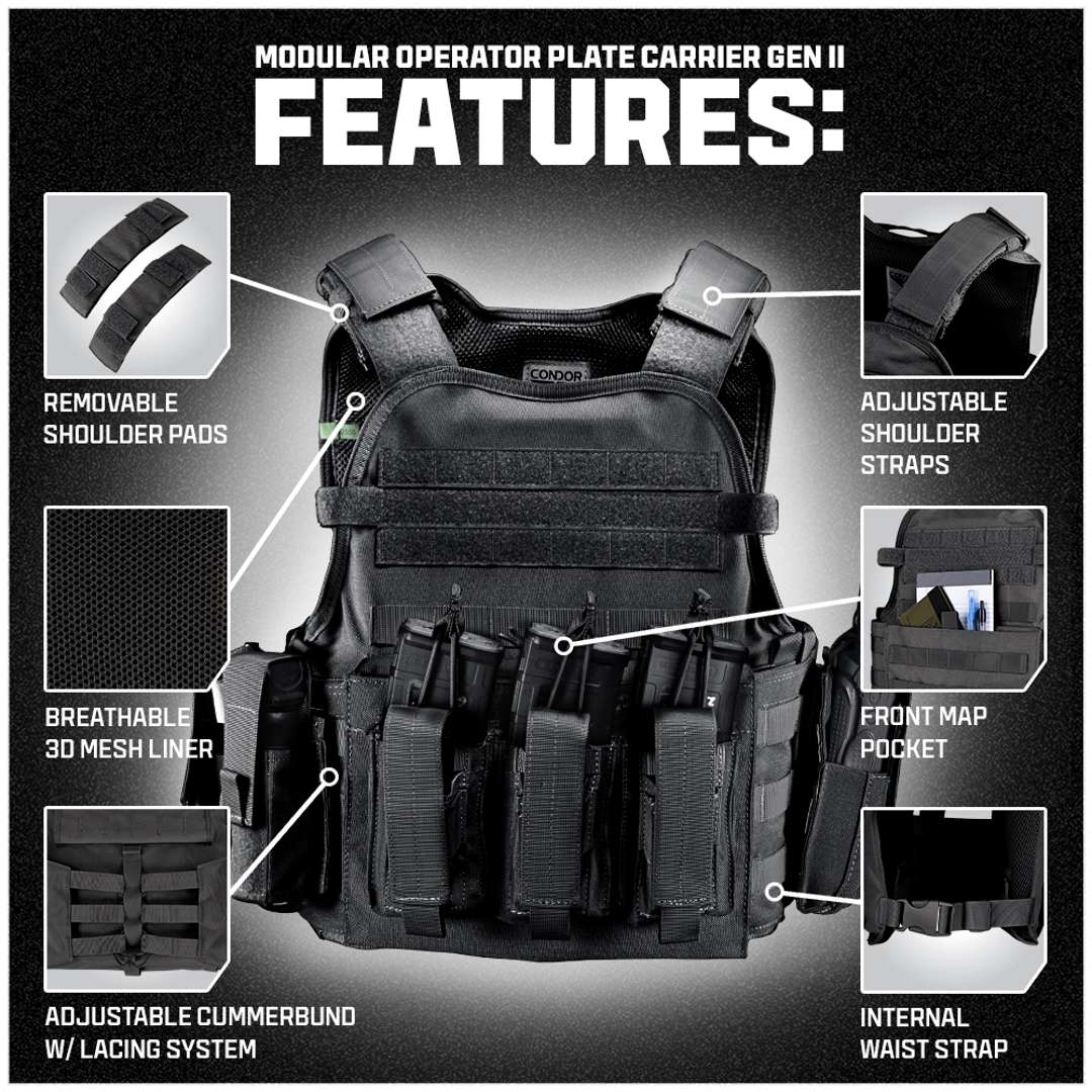 Modular Operator Plate Carrier Gen II - MultiCam