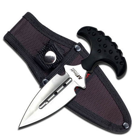 3.7-Inch Stainless Steel Fixed Blade Push Knife