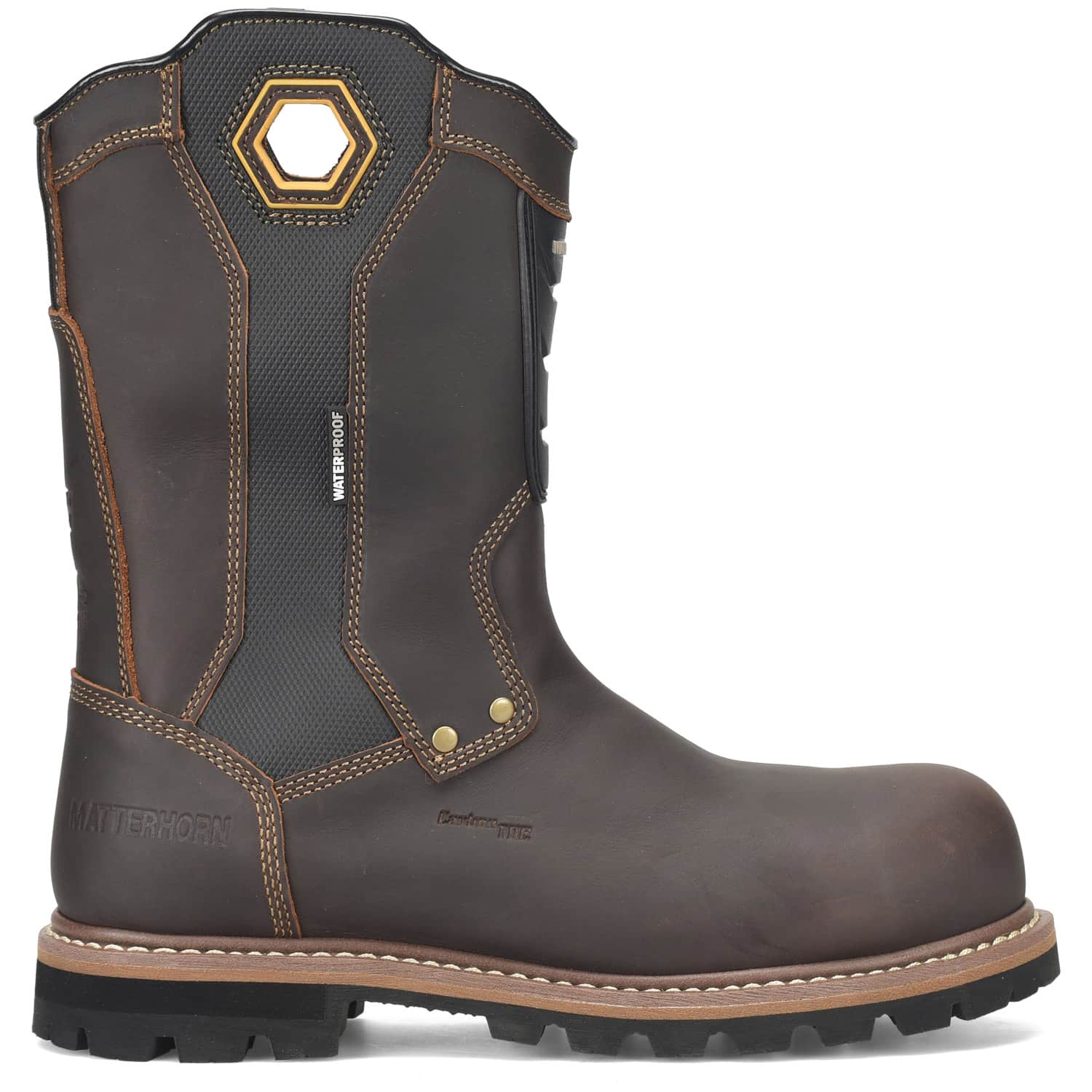 Matterhorn I-Beam MT2552 Men's 10-Inch Safety Toe Ranch Wellington Wor