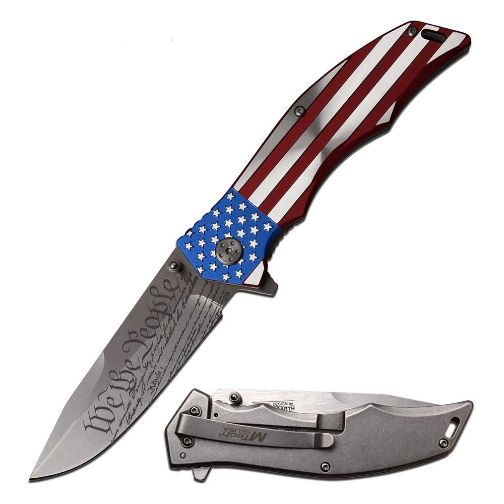 USA Constitution Spring Assisted Folding Knife