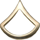 No-Shine Rank Private First Class E-3 Army Insignia