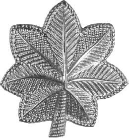 No Shine Rank, Lieutenant Colonel Army Insignia