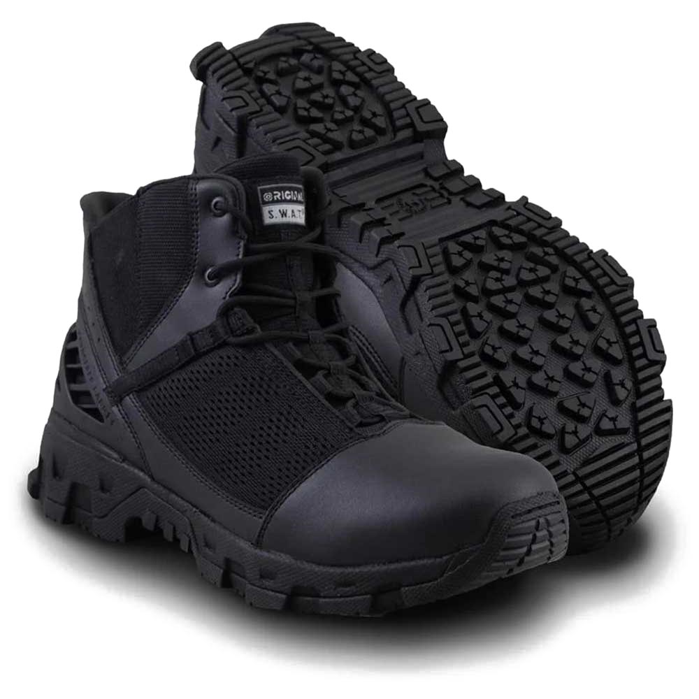 Original S.W.A.T Alpha Freedom Mid Hands Free Entry Black Tactical Boot