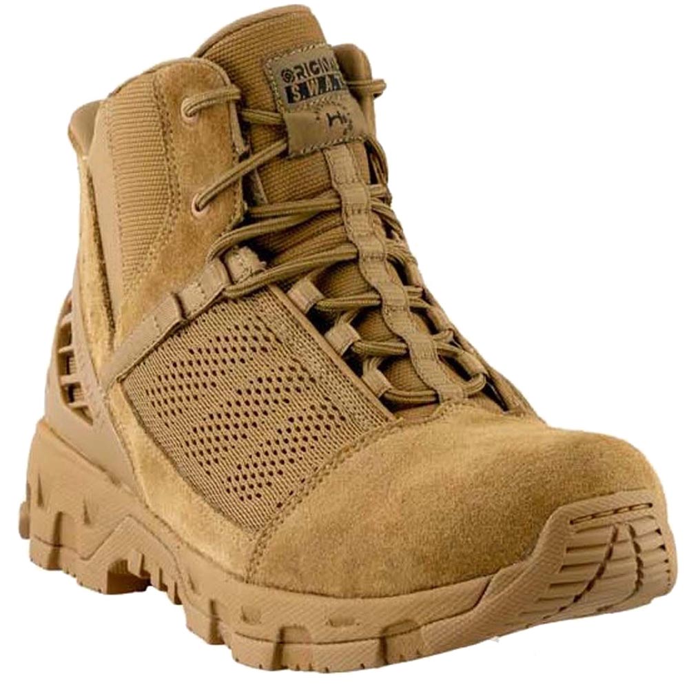 Original S.W.A.T Alpha Freedom Mid Hands Free Entry Coyote Tactical Boot