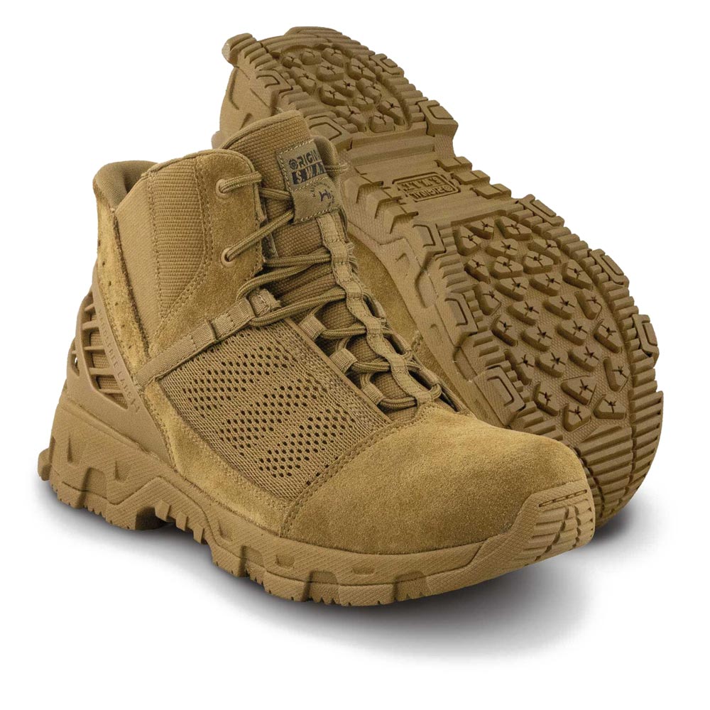 Original S.W.A.T Alpha Freedom Mid Hands Free Entry Coyote Tactical Boot