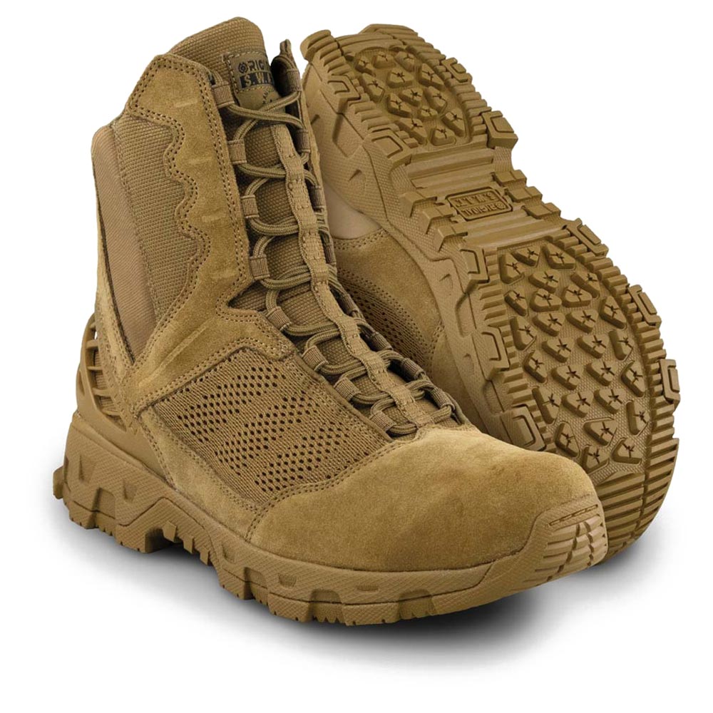 Original S.W.A.T Alpha Freedom Tall Hands Free Entry Coyote Tactical Boot