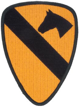 1st Cavalry Division Full Color Patch Army Patch