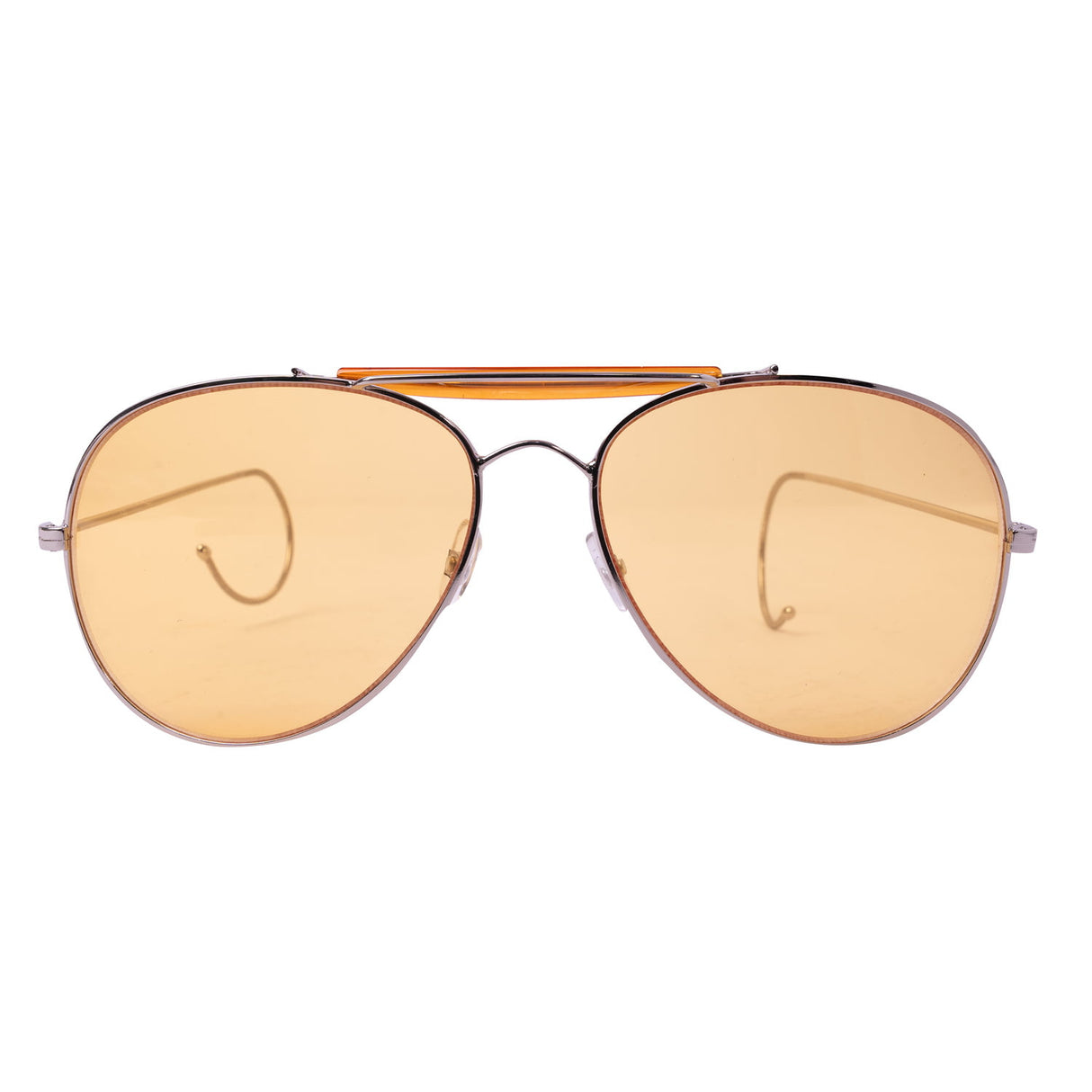 Air Force Style Aviator Sunglasses with Cable Temples