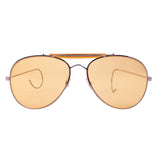 Air Force Style Aviator Sunglasses with Cable Temples