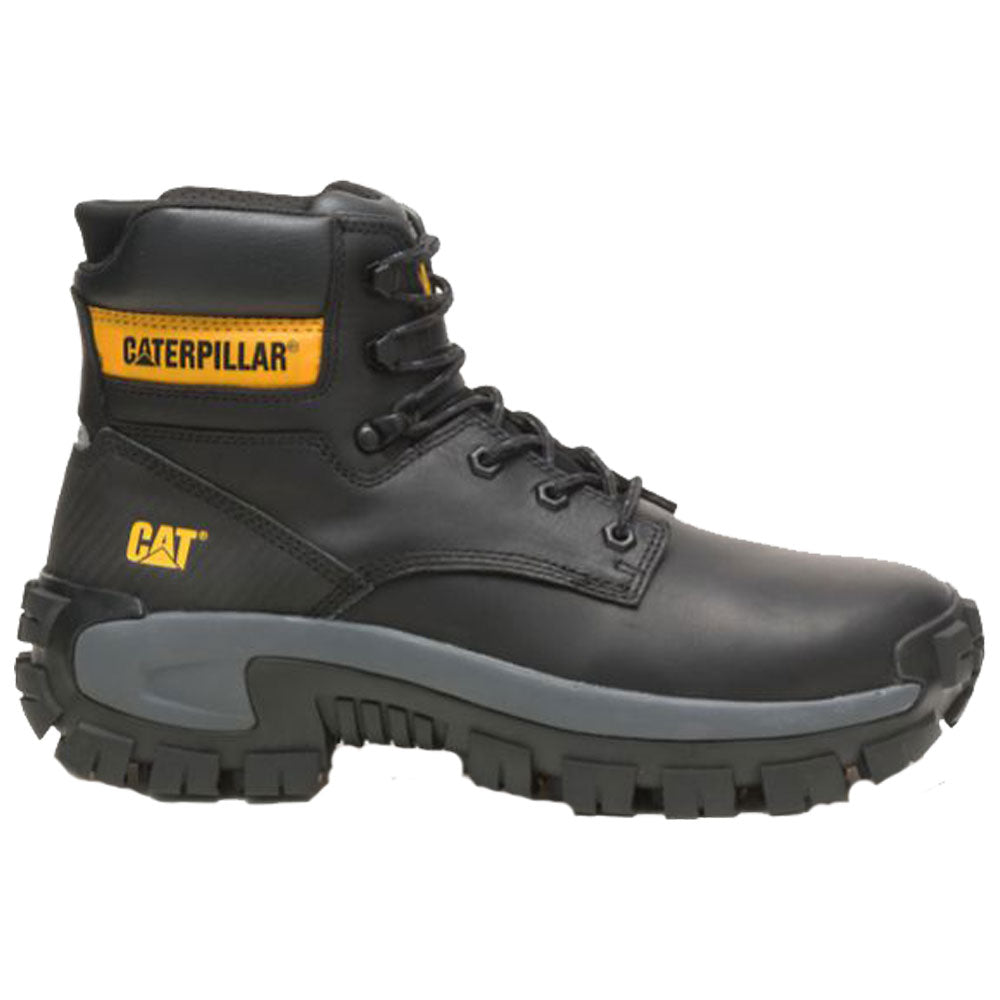 Caterpillar Invader Hi 6-Inch Black Steel Toe Work Boot