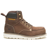 CAT Calibrate Khaki 6-Inch Steel Moc Toe Wedge Men's Work Boot