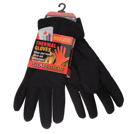 Men's Polar Extreme Black Stretch Winter Glove