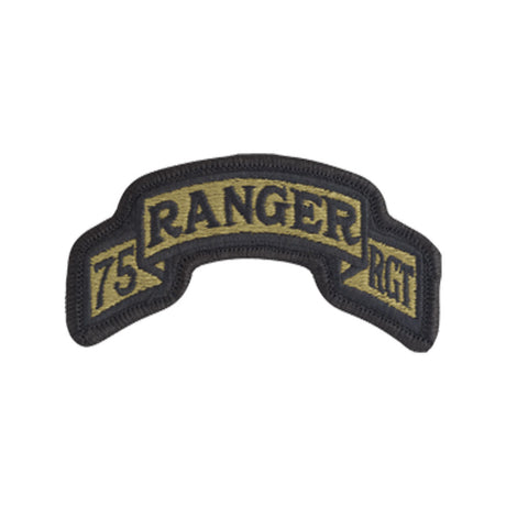 75th Ranger Regiment Headquarters Scroll Scorpion Camo Patch Hook & Loop Army Patch