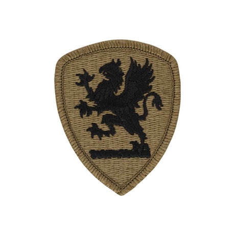 Scorpion Camo MI National Guard HQ Patch Hook & Loop