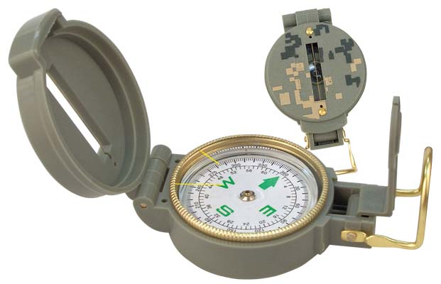 Digital Camo Lensatic Military Style Hiking Compass