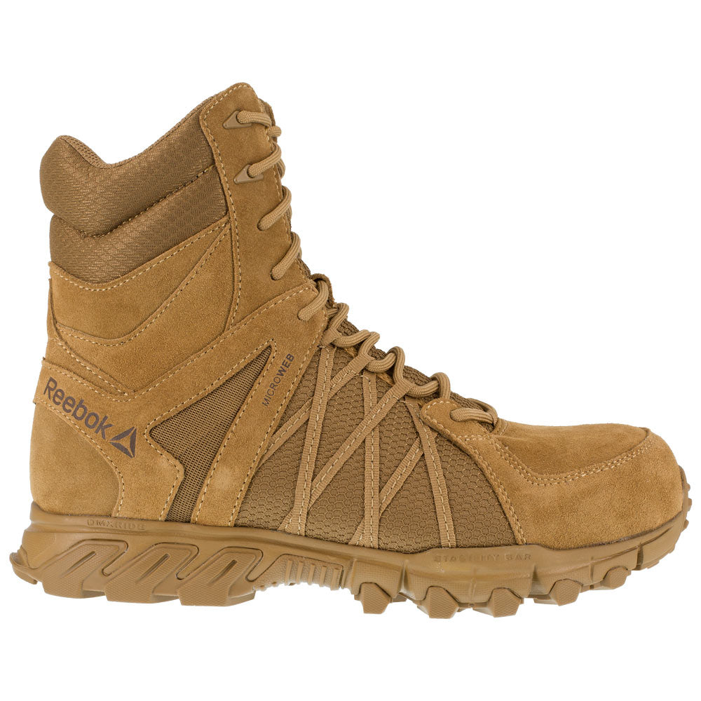 Reebok Trailgrip 8-Inch Coyote Comp Toe Zip Tactical Boot