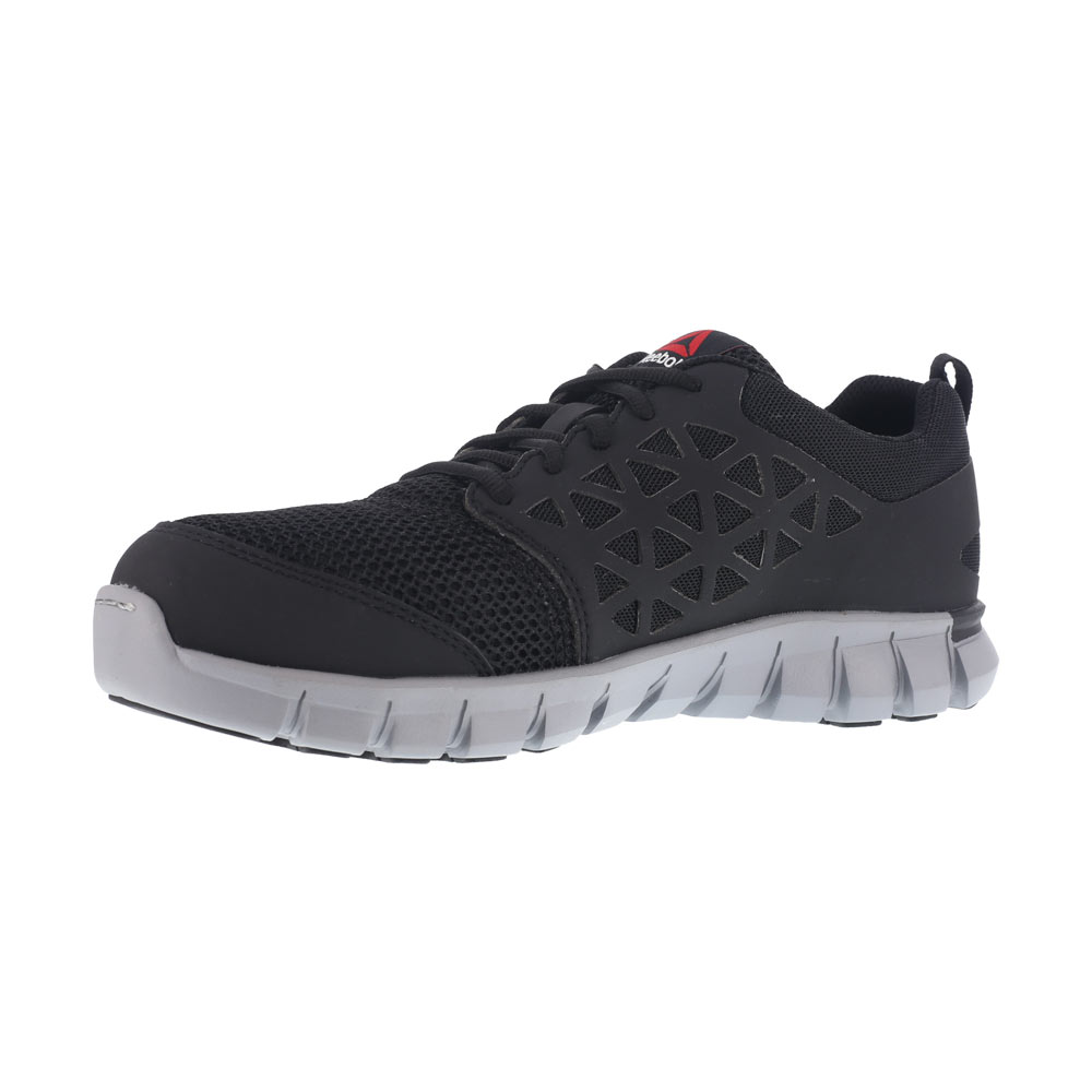 Reebok Men's Sublite Black Athletic Alloy Toe Work Shoe