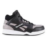 Reebok Men's BB4500 Mid Grey/Black Composite Toe Retro Work Sneaker