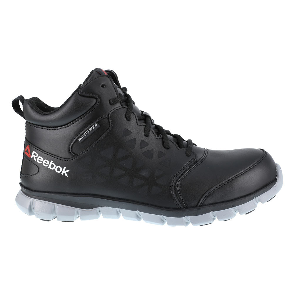 Reebok Men's Sublite Black Athletic Alloy Toe Waterproof Boot