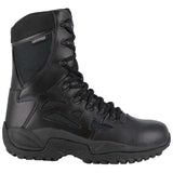 Reebok Rapid Response 8 inch Waterproof Black Side Zip Tactical Boots - RB8877