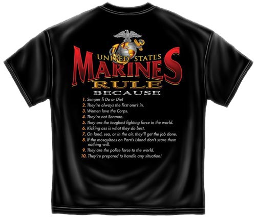 United States Marines Rule Because T-shirt